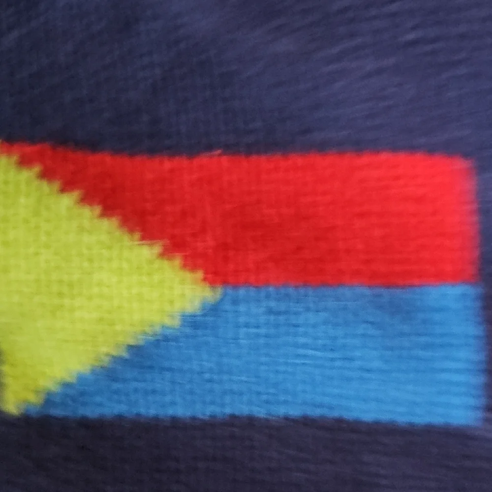 VINTAGE Gymboree Kids Navy Sweater Colorful Flag Design Size Medium Boy Girl